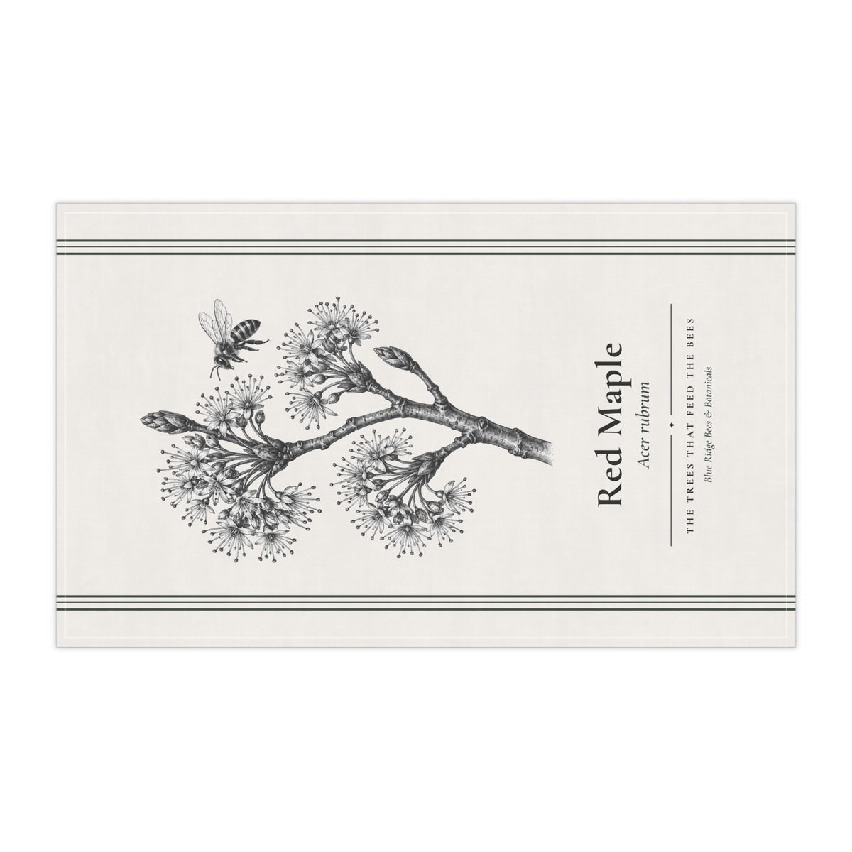 Red Maple Tea Towel