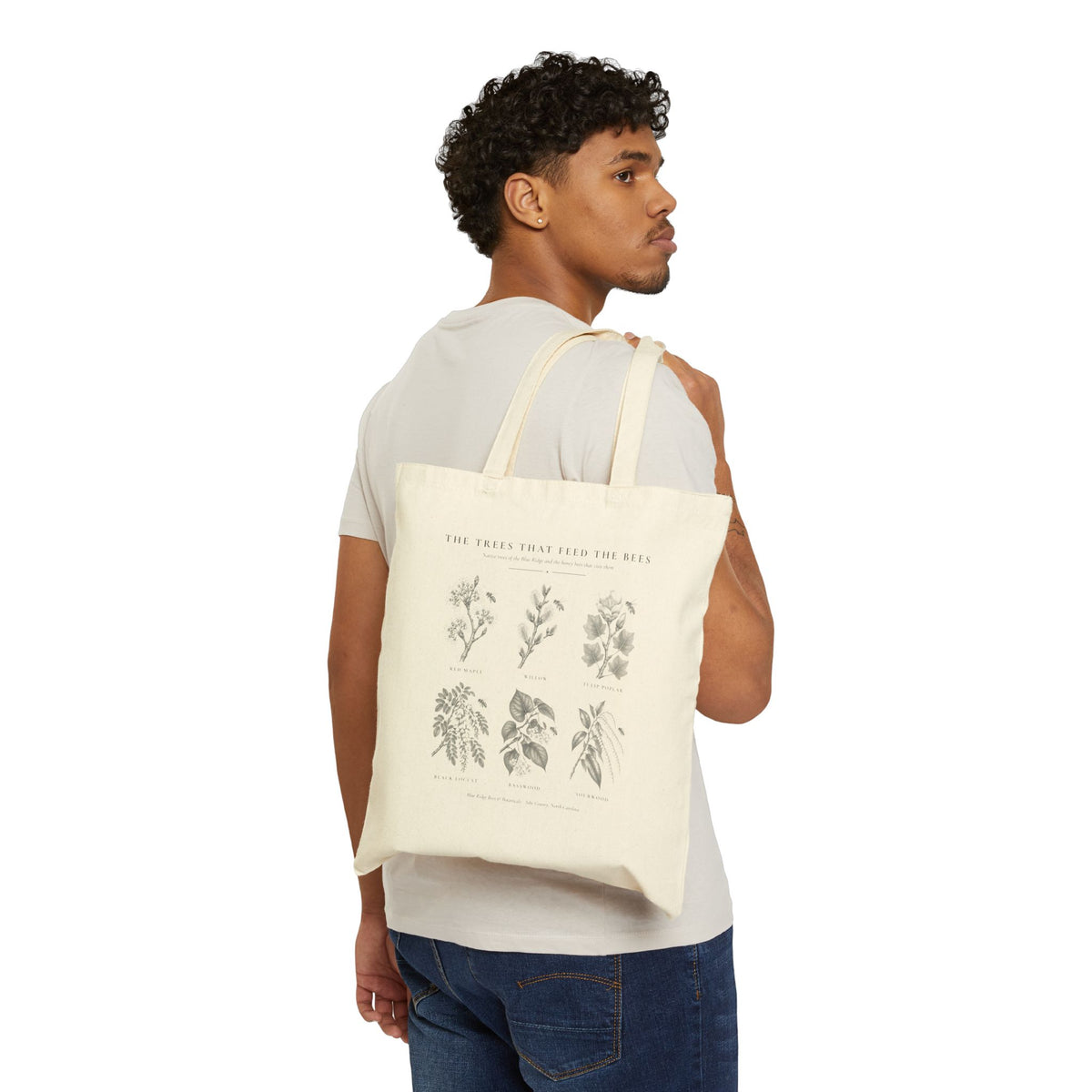 The Trees That Feed the Bees Canvas Tote