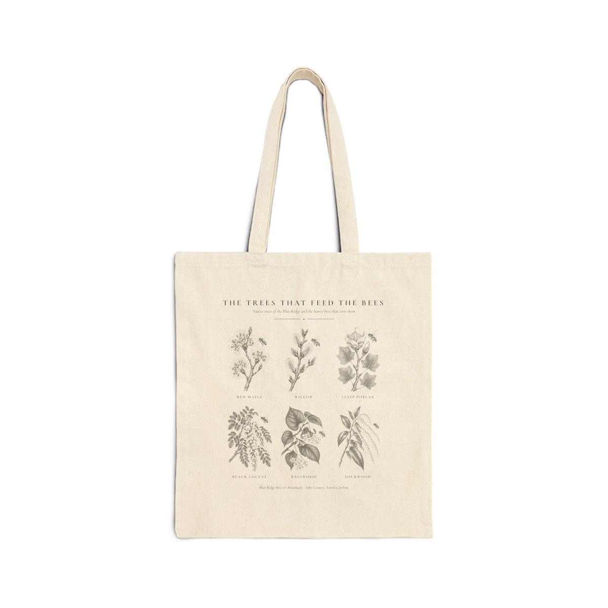 The Trees That Feed the Bees Canvas Tote