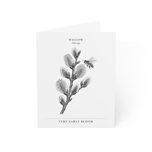 Willow Note Card (Black & White)